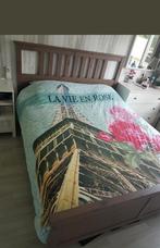 Mooie Ikea Hemnes bed incl,lattenbodems,,goede matras140x200, Huis en Inrichting, Slaapkamer | Bedden, Gebruikt, Wit, Tweepersoons