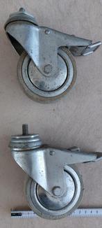 ZWENKWIELEN met rem (2 stuks), Ophalen of Verzenden, Gebruikt