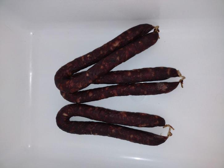 Natuur, wildzwijn, droge worst, duurzaam, biologisch, Diversen, Levensmiddelen, Ophalen of Verzenden