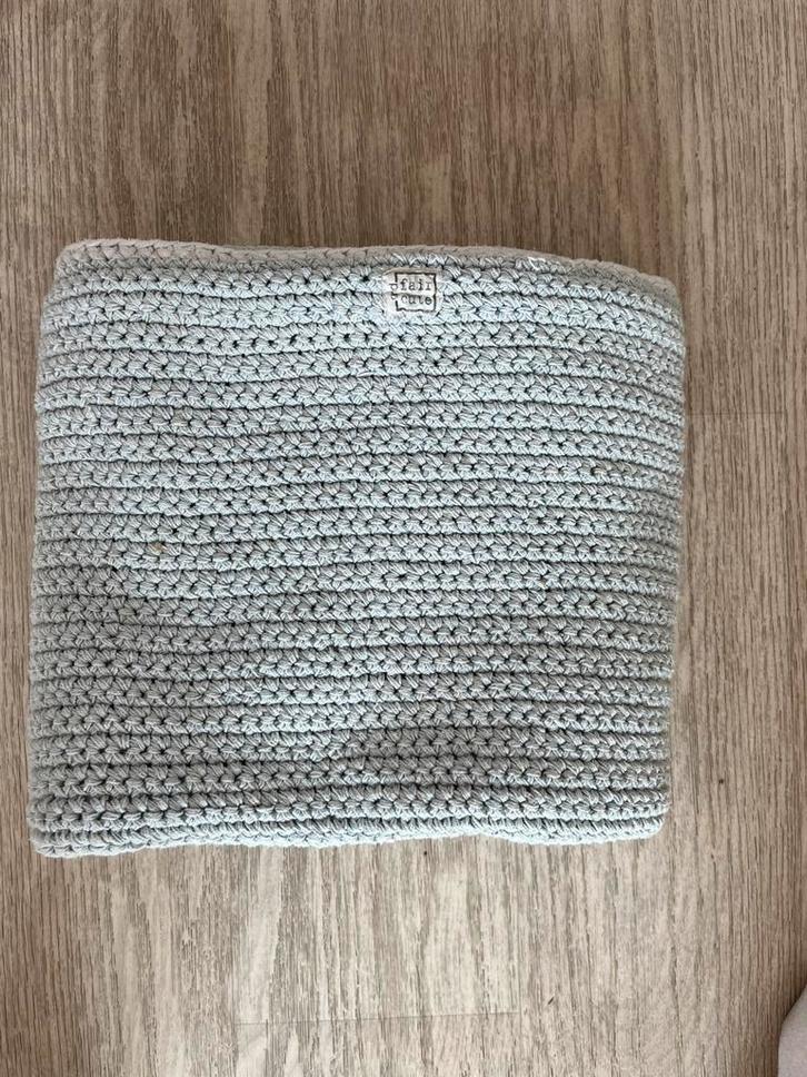 Fair and Cute Ledikantdeken – Light Blue – Handgemaakt, Kinderen en Baby's, Dekens, Slaapzakjes en Inbakerproducten, Gebruikt