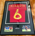 Andrés Iniesta | Spanje 2020 shirt gesigneerd | Ingelijst, Verzamelen, Sportartikelen en Voetbal, Verzenden, Nieuw, Buitenlandse clubs