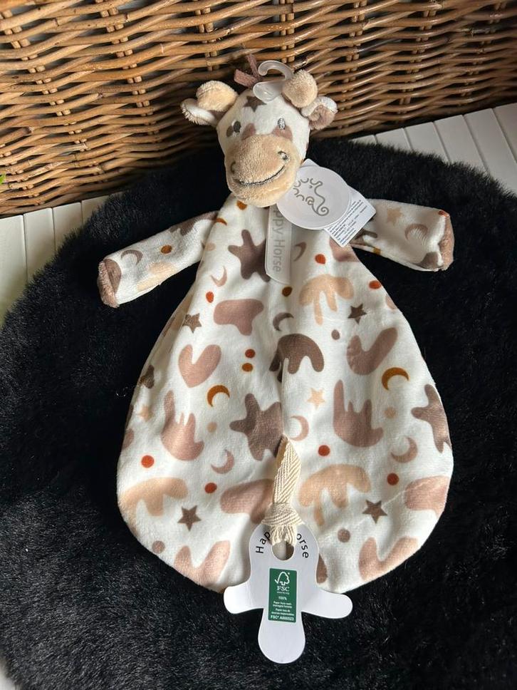 Happy horse giraf knuffeldoekje knuffeldoek knuffel, Kinderen en Baby's, Kraamcadeaus en Geboorteborden, Nieuw, Ophalen of Verzenden
