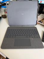 Logitech ComboTouch iPad Pro 12.9 inch (2021/2020) toetsenb., Ophalen of Verzenden, Zo goed als nieuw, Apple, Bescherming voor- en achterkant
