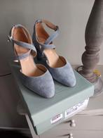 Manfield, echte leren pumps maat 39 licht blauw, Nieuw, Manfield, Blauw, Ophalen of Verzenden