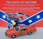 The Dukes of Hazzard General Lee Dodge Charger Corgi + Figs, Ophalen of Verzenden, Zo goed als nieuw, Auto, Corgi