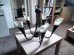 Kroonluchter en staande lamp, Ophalen, Zo goed als nieuw, Glas