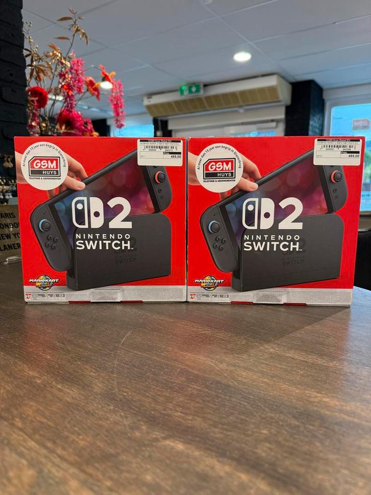 Nintendo Switch 2 Mario Kart Editie - Nieuw!, Spelcomputers en Games, Games | Nintendo Switch, Nieuw, Racen en Vliegen, 3 spelers of meer