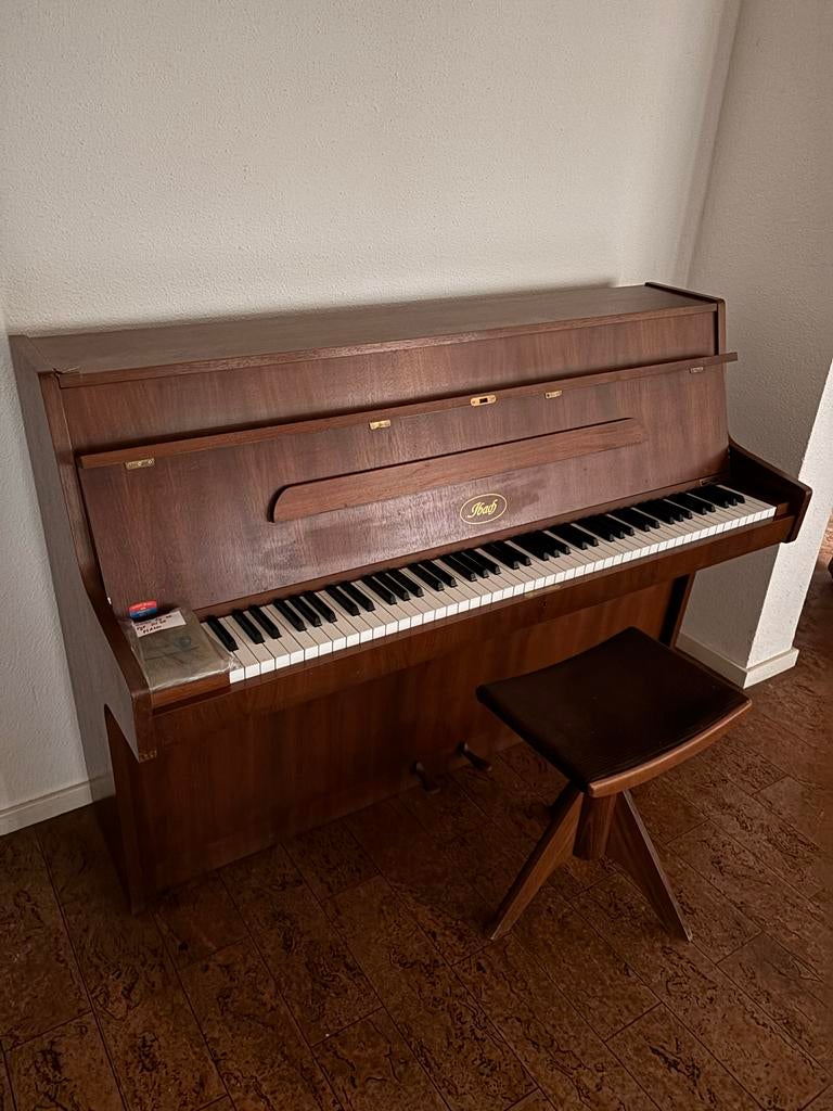 Ibach Piano - Bruin, Muziek en Instrumenten, Ophalen, Gebruikt, Bruin, Piano