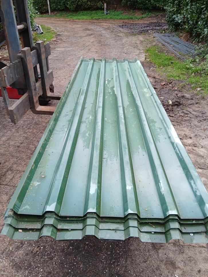 Gebruikte Damwand Dakplaten met anti condens vilt, Doe-het-zelf en Verbouw, Dakpannen en Dakbedekking, Gebruikt, Dakplaat of Dakpanplaat