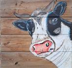 Tuinpaneel Koe Schilderij, Ophalen