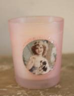 theelichtje en roospotje met eisjes afbeelding, Huis en Inrichting, Overige materialen, Nieuw, Ophalen of Verzenden, Kaars