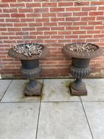 Gietijzeren tuinvaas bloempot, Ophalen, Gebruikt