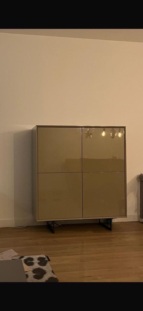 Goossens Opbergkast Vienna - kleur Mokka., Huis en Inrichting, Kasten | Overige, Zo goed als nieuw, Ophalen