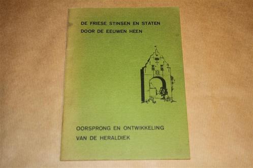Friese stinsen en staten. Geschiedenis en heraldiek., Boeken, Geschiedenis | Stad en Regio, Gelezen, 20e eeuw of later, Ophalen of Verzenden