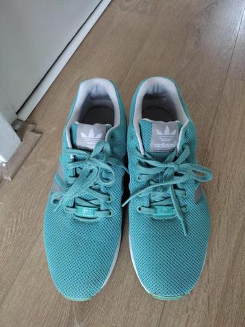 Adidas ZX Flux – Maat 43 1/3 – Groen/Wit – In goede staat beschikbaar voor biedingen