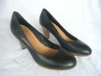 Mooie zwarte leren hakschoenen, Manfield schoenen maat 37/38, Ophalen of Verzenden, Zo goed als nieuw, Zwart, Schoenen met hoge hakken
