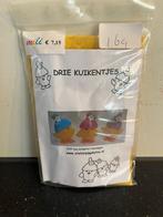 Zelfmaakpakket drie kuikentjes atelier Pippilotta, Verzenden, Nieuw, Figuurtje(s), Wolvilt