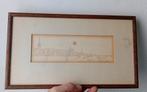 Vintage Venlo 1974 They Maaskade Boulevard Potlood Tekening, Ophalen of Verzenden