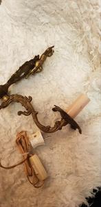 Vintage koperen Wandlamp met Engel, Ophalen of Verzenden, Gebruikt, Metaal, Vintage