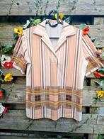 Super retro vintage gestreepte polo, Ophalen of Verzenden, Zo goed als nieuw, Maat 38/40 (M)