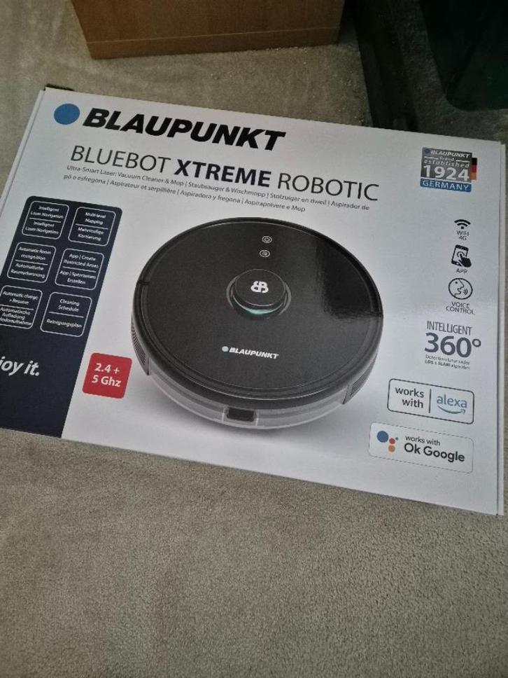 Blaupunkt robot stofzuiger, Witgoed en Apparatuur, Stofzuigers, Zo goed als nieuw, Robotstofzuiger, 1600 tot 2000 watt, Reservoir