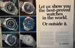 Advertentie 1971 Omega Speedmaster Seamaster Flightmaster, Verzenden, 1960 tot 1980, Buitenland, Knipsel(s)