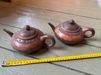 Twee antieke oosterse theepotten, Ophalen of Verzenden, Koper