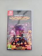 Nintendo Switch Minecraft Dungeons Ultimate Edition, Avontuur en Actie, Ophalen of Verzenden, Zo goed als nieuw, 3 spelers of meer