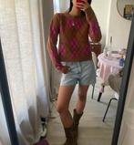 Ganni knit truitje, Kleding | Dames, Truien en Vesten, Ganni, Ophalen of Verzenden, Zo goed als nieuw, Roze