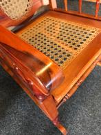 NIEUWE MAHONIE HOUTEN SCHOMMELSTOEL Flamant, Huis en Inrichting, Stoelen, Ophalen, Gielen, Bruin, Nieuw