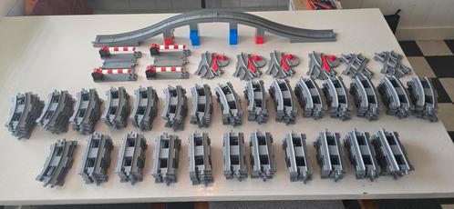 Lego Duplo Treinrails - Wissels, Brug & Overgangen, Kinderen en Baby's, Speelgoed | Duplo en Lego, Gebruikt, Duplo, Losse stenen