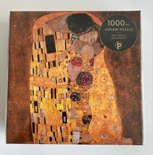 Paperblanks Klimt The Kiss Puzzel - 1000 Stukjes, Hobby en Vrije tijd, Denksport en Puzzels, Zo goed als nieuw, Legpuzzel, Ophalen of Verzenden