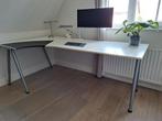 Robuust (hoek)bureau!!! *model Galant IKEA, Huis en Inrichting, Bureaus, Ophalen, In hoogte verstelbaar, Gebruikt, Bureau