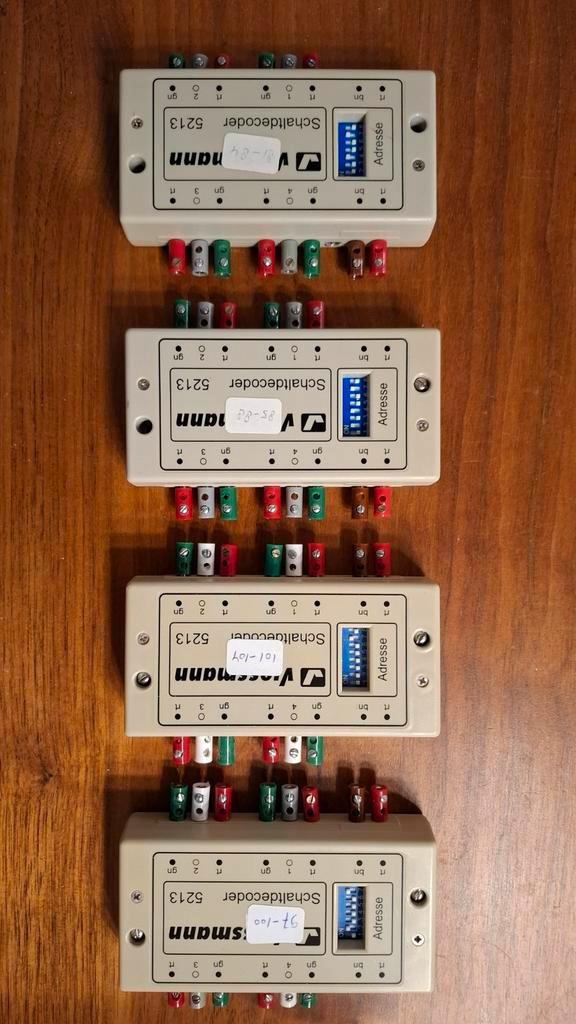 Viessmann 5213 MM Schakeldecoders - Compleet!, Hobby en Vrije tijd, Modeltreinen | H0, Gebruikt, Overige typen, Gelijkstroom of Wisselstroom