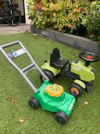 Gratis - speelgoed tractor en grasmaaier, Kinderen en Baby's, Ophalen, Gebruikt, Loopfiets