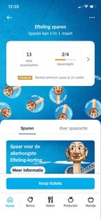 Spaarkaart efteling AH, Drie personen of meer, Kortingsbon, Pretpark