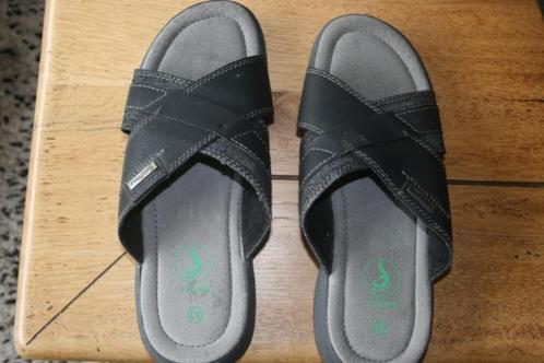 Footflexx Herenslippers maat 43, Kleding | Heren, Schoenen, Zo goed als nieuw, Slippers, Zwart, Ophalen