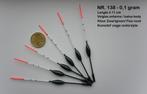 KARPERDOBBER HANDBUILT  NR. 138 / 0,1 gram, Watersport en Boten, Ophalen of Verzenden, Nieuw, Dobber of Lood
