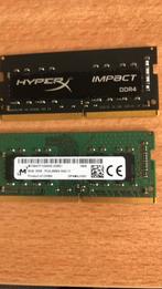 Sodimm 16GB  (2x8) 2666 mhz DDR4, Computers en Software, RAM geheugen, 16 GB, Gebruikt, Ophalen of Verzenden, Laptop