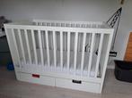Ikea ledikant met twee lades (stuva), Kinderen en Baby's, Babywiegjes en Ledikanten, Ophalen, Gebruikt, Ledikant
