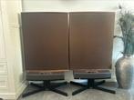 Quad ESL-63 speakers – supergeluid, netjes en compleet, Audio, Tv en Foto, Luidsprekers, Ophalen, Zo goed als nieuw, Front, Rear of Stereo speakers