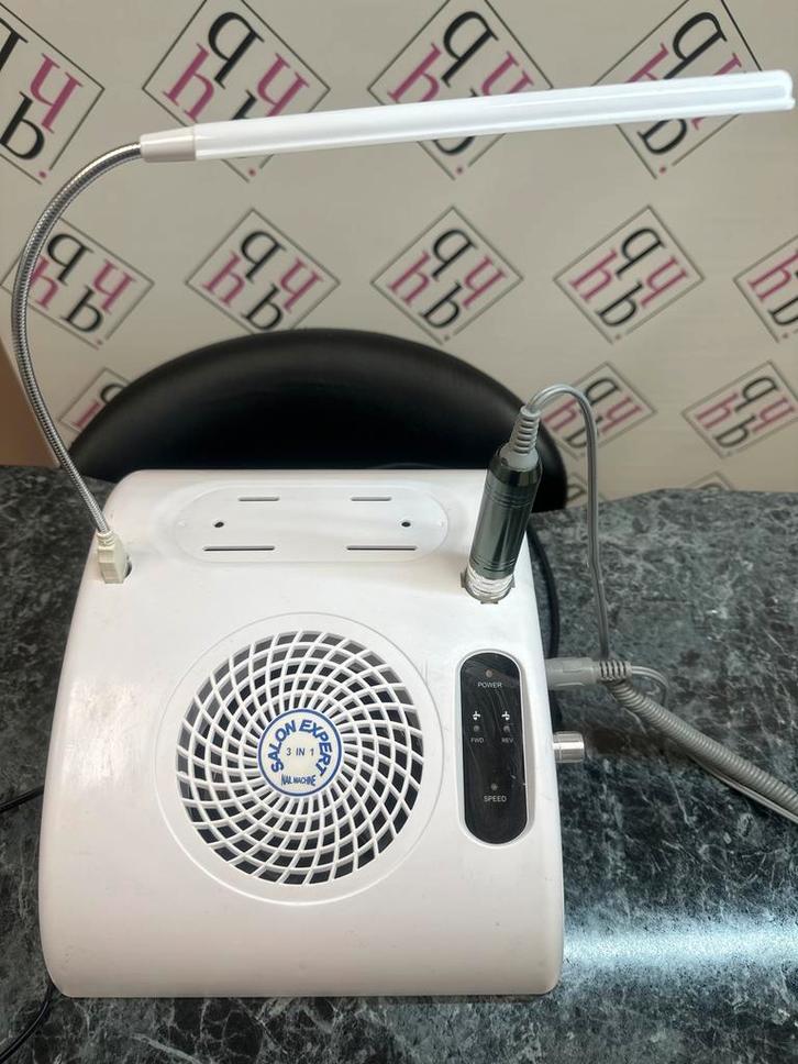 Professionele 3-in-1 Nagel Afzuigkap, Frees & LED Licht, Sieraden, Tassen en Uiterlijk, Uiterlijk | Cosmetica en Make-up, Nieuw