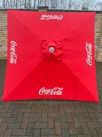 Coca cola parasol vierkant 200cm/200cm met betonnen voet, Tuin en Terras, Parasolvoet, Zo goed als nieuw, Ophalen, 2 tot 3 meter