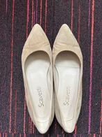 Scavesti ballerina beige suède maat 40 weinig gedragen, Scavesti, Verzenden, Beige, Ballerina's