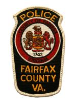 Patch / Embleem Police USA Fairfax County VA, Verzenden, Amerika, Embleem of Badge