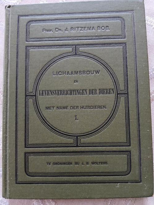 Lichaamsbouw en levensverrichtingen der huisdieren uit 1902, Antiek en Kunst, Antiek | Boeken en Bijbels, Ophalen of Verzenden