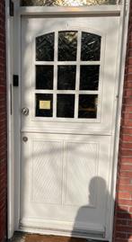 Hardhouten voordeur, Ophalen, Gebruikt, Buitendeur, 200 tot 215 cm