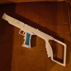 Nintendo Wii Pistool met Nunchuck Houder, Ophalen of Verzenden, Gebruikt