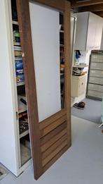 Merbau deur Candoor niet gebruikt, Ophalen, Minder dan 80 cm, 200 tot 215 cm, Hout