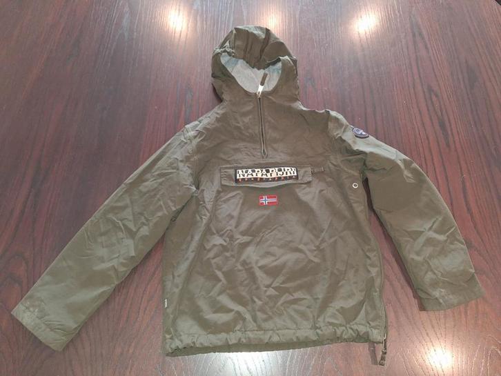 Napapijri anorak, mt 152 - zgan, Kinderen en Baby's, Kinderkleding | Maat 152, Zo goed als nieuw, Jongen, Jas, Ophalen of Verzenden